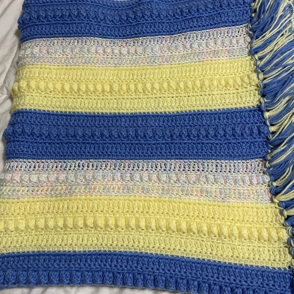 Handmade‎ Crochet Afghan Blanket 43